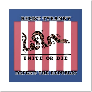 Resist Tyranny (Large Design) Posters and Art